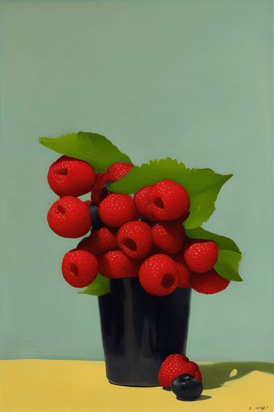 Berries (PRT_8991_74195) - Canvas Art Print - 11in X 16in