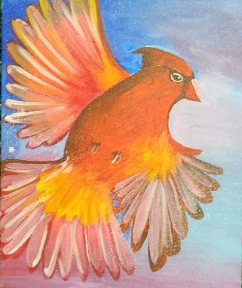 Peace (ART_8990_74838) - Handpainted Art Painting - 12in X 10in