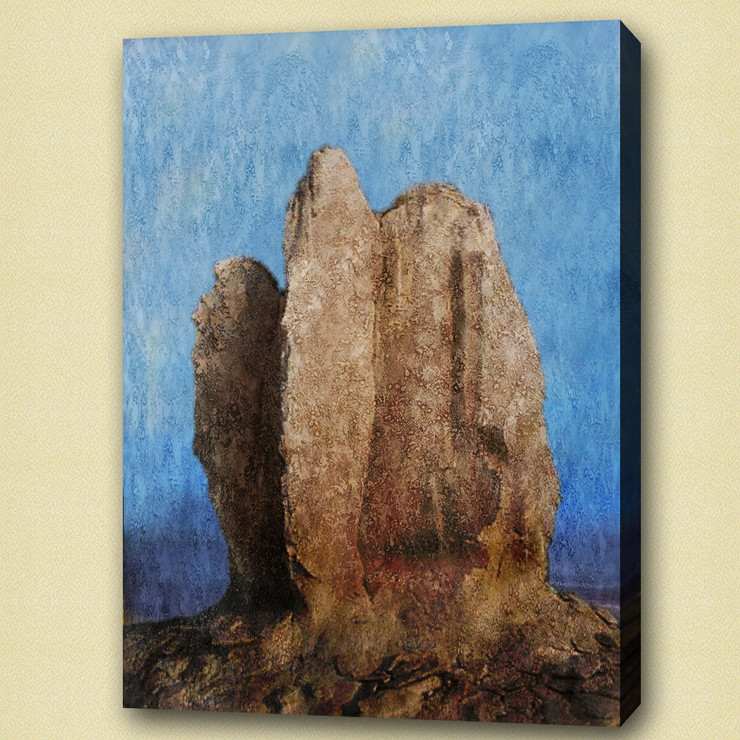 Landscape,stones, stone pillars