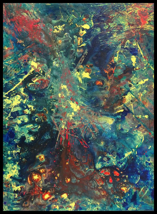 Earth Variation 2 (ART_9062_75447) - Handpainted Art Painting - 18in X 24in