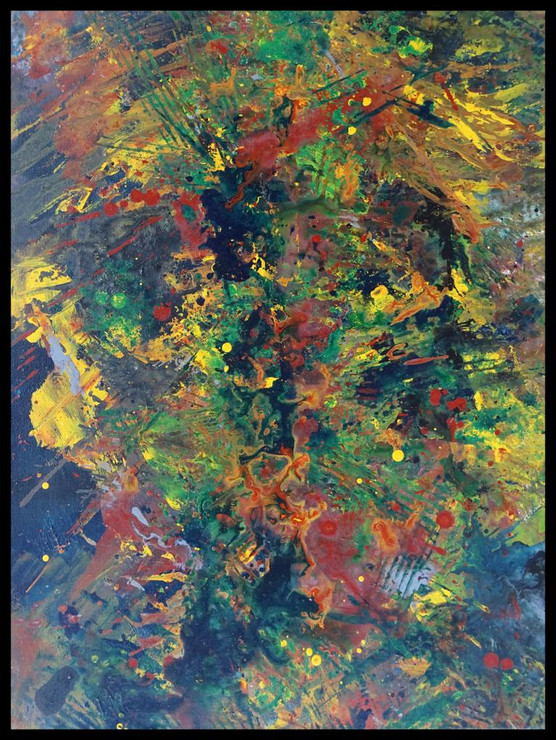Earth Variation  (ART_9062_75444) - Handpainted Art Painting - 18in X 24in