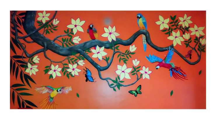 Nature - Series 4 (ART_8015_76444) - Handpainted Art Painting - 48in X 24in