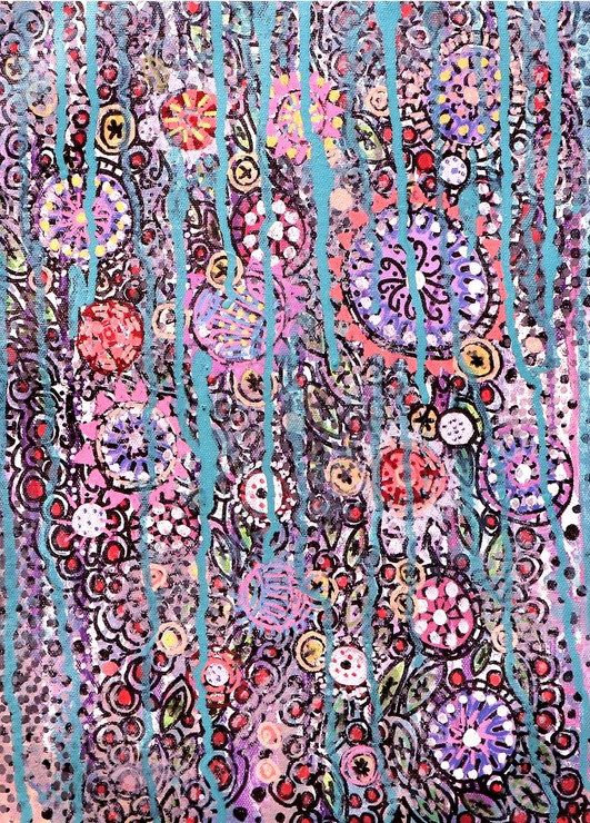 Melody (ART_9064_76613) - Handpainted Art Painting - 10in X 14in