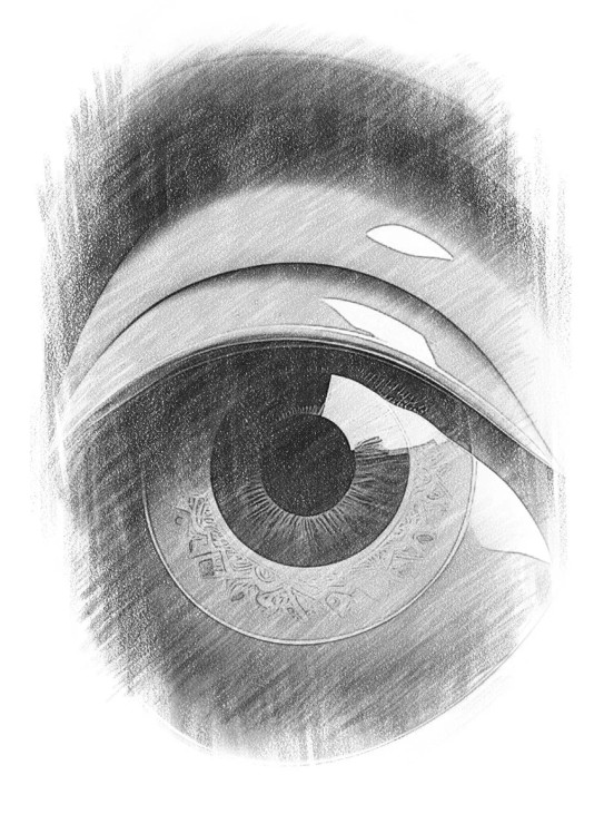 Eye (PRT-15164-100688) - Canvas Art Print - 31in X 42in