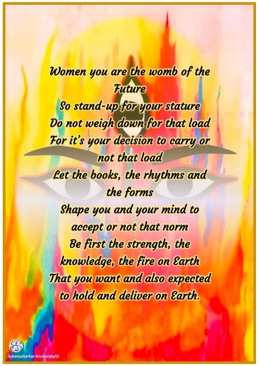 Woman - The Womb Of Tomorrow (PRT-9081-102130) - Canvas Art Print - 13in X 18in