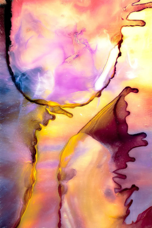Painted Abstract#9227 (PRT-15842-103730) - Canvas Art Print - 20in X 30in