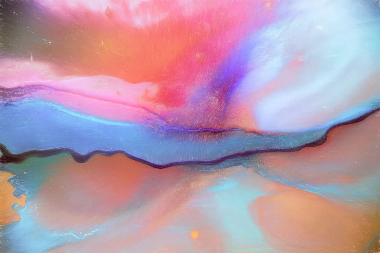 Painted Abstract#7999 (PRT-15842-103878) - Canvas Art Print - 30in X 20in