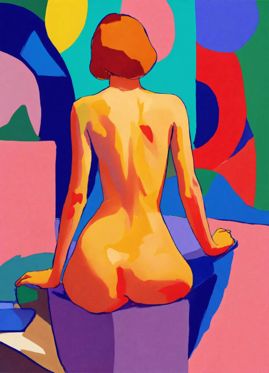 Modern Woman 5 (PRT-8991-104538) - Canvas Art Print - 43in X 60in