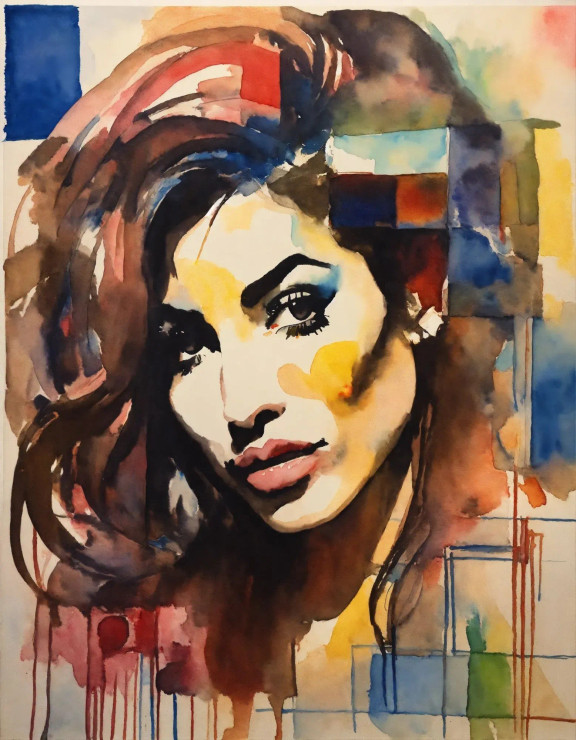 Modern Woman 40 (PRT-8991-104772) - Canvas Art Print - 47in X 60in