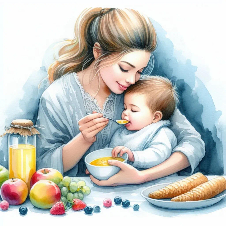 Mother's Love 7 (PRT-8991-105140) - Canvas Art Print - 60in X 60in