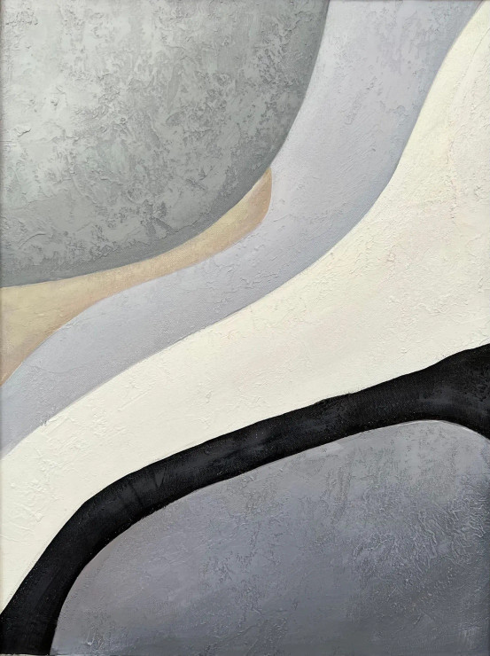 Abstract Painting (ART-6706-105561) - Handpainted Art Painting - 18in X 24in
