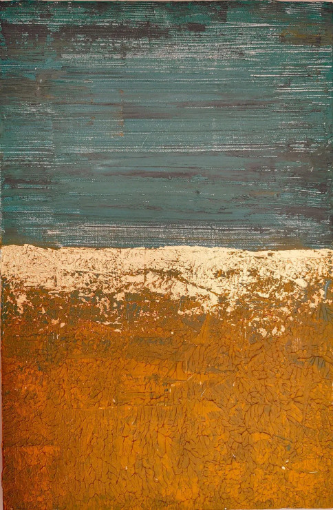 Golden Diversity (ART-5105-105989) - Handpainted Art Painting - 12in X 18in