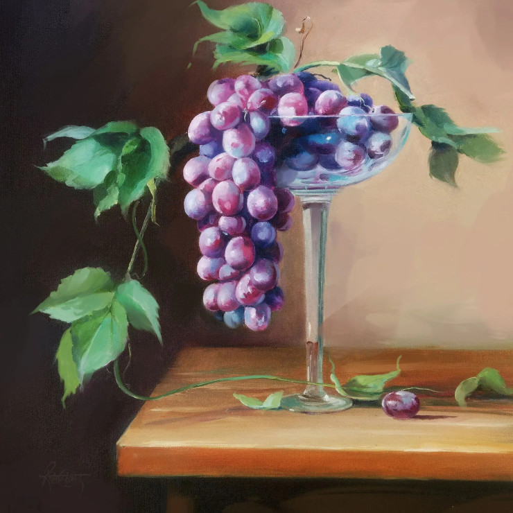 Still Life Painting  Canvas Print 24 Inch X 24 Inch (PRT-915-108162) - Canvas Art Print - 24in X 24in