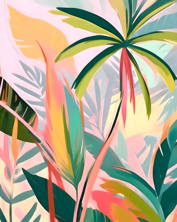 Tropical Jewels (PRT-16566-108724) - Canvas Art Print - 24in X 30in