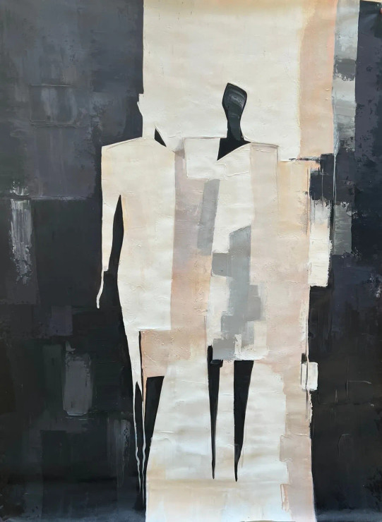 Abstract Painting (ART-6706-108706) - Handpainted Art Painting - 36in X 48in