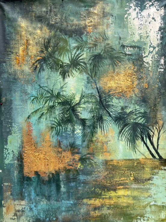 Landscape Painting (ART-6706-108699) - Handpainted Art Painting - 36in X 48in