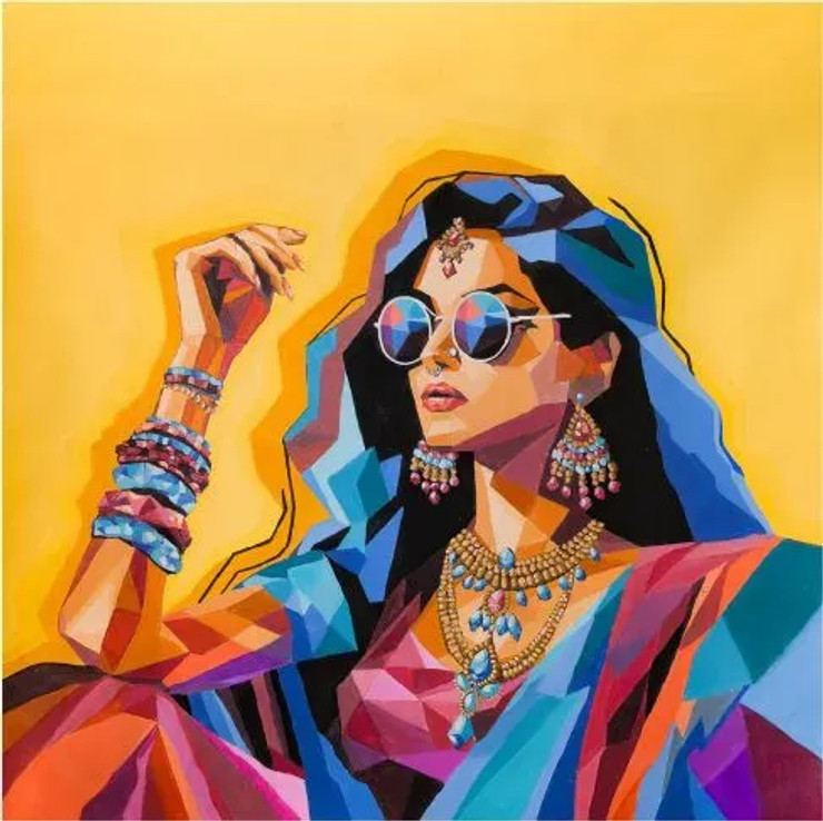 Masakali | Kahani (PRT-16516-109125) - Canvas Art Print - 18in X 18in
