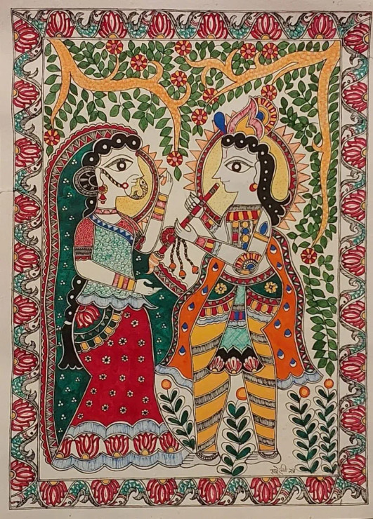 Buy Madhubani - Folk Art Painting Online | Fizdi