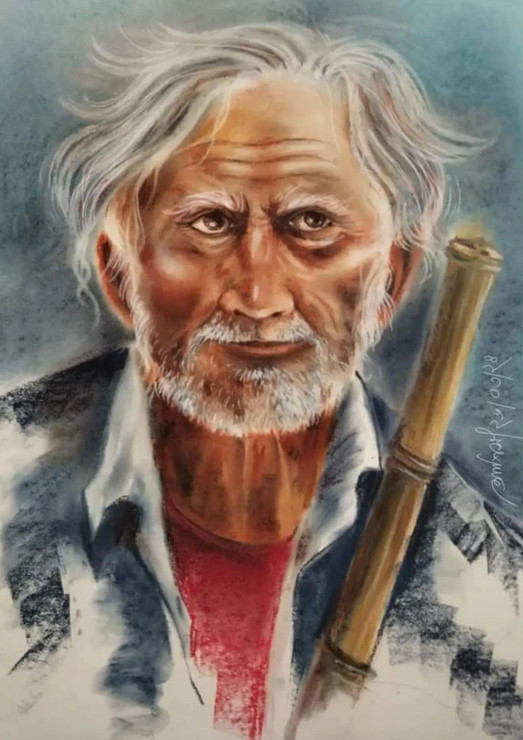 Watchman (PRT-8754-109179) - Canvas Art Print - 21in X 30in