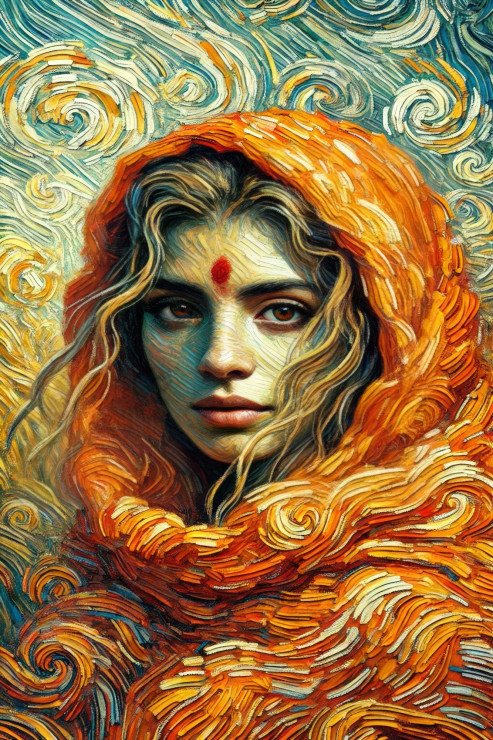 Whispers Of Color (PRT-15697-109158) - Canvas Art Print - 32in X 48in