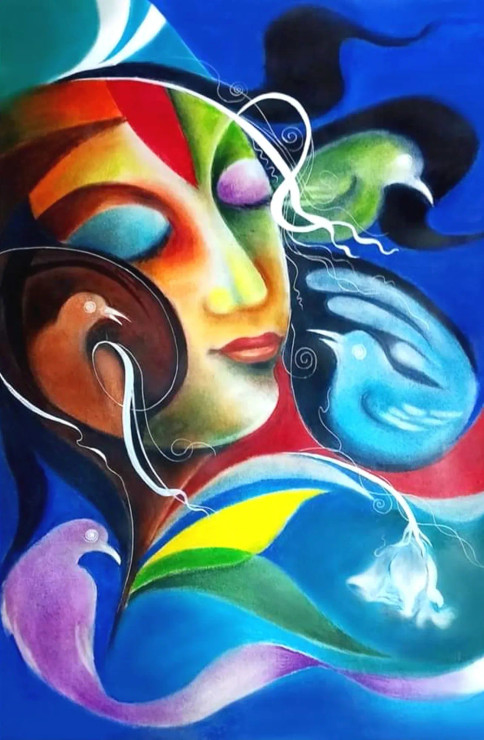 DREAM (PRT-8754-109180) - Canvas Art Print - 20in X 30in