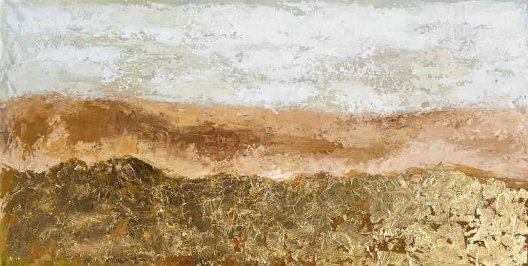 Abstract Painting (ART-6706-109440) - Handpainted Art Painting - 48in X 24in