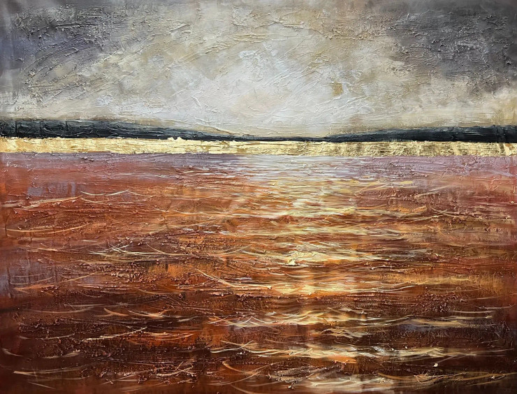 Abstract Painting (ART-6706-109438) - Handpainted Art Painting - 48in X 36in