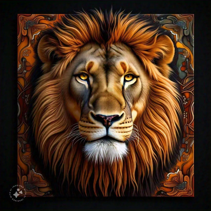 Tanganyika Art 00024 (PRT-16612-109742) - Canvas Art Print - 24in X 24in