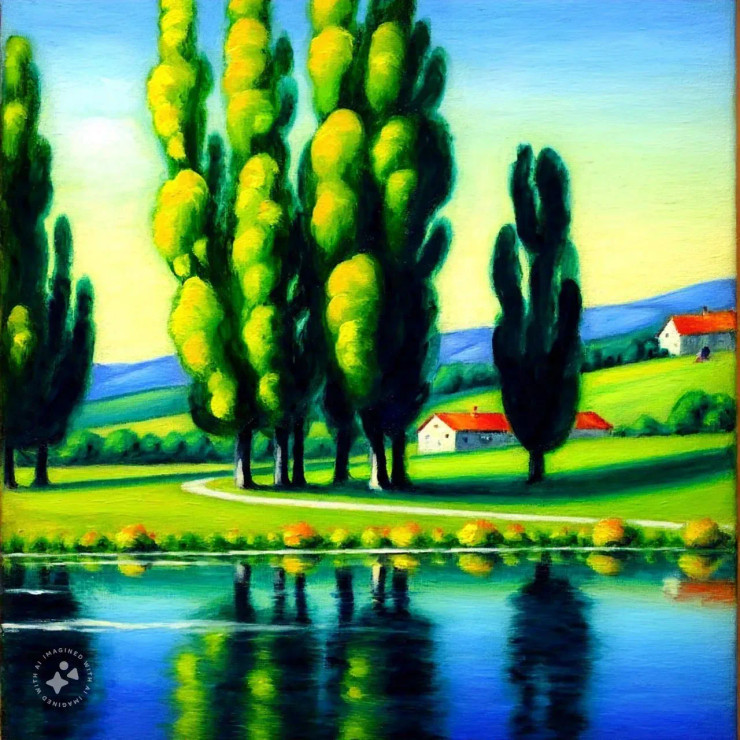 European Art 0004 (PRT-16612-110711) - Canvas Art Print - 24in X 24in