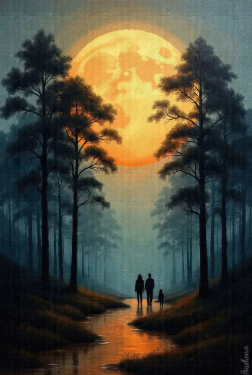 Nature's Embrace 03 (PRT-15697-110875) - Canvas Art Print - 28in X 42in