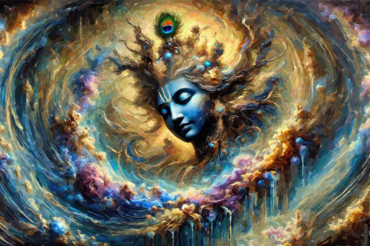 The Divine Infinite (PRT-15697-110972) - Canvas Art Print - 60in X 40in