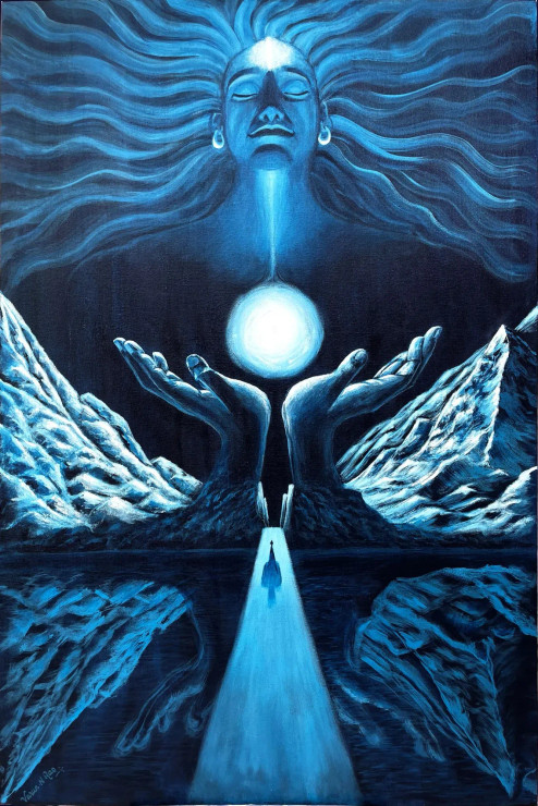 The Awakening (ART-4415-112735) - Handpainted Art Painting - 24in X 36in