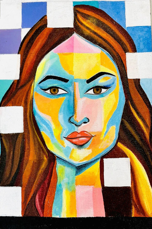 Fading Away (ART-17114-112951) - Handpainted Art Painting - 8in X 12in