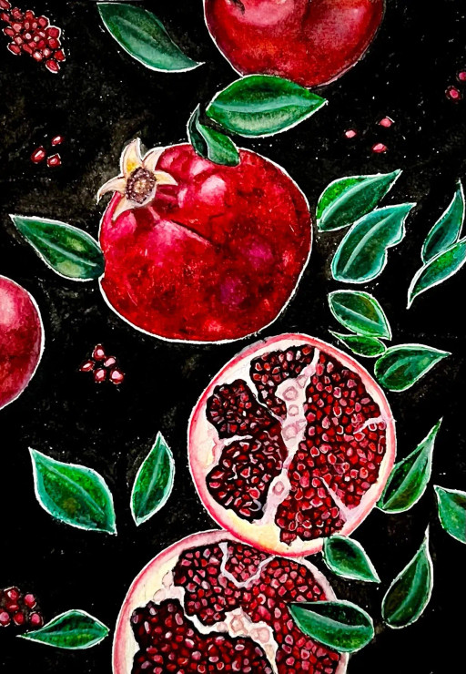 Bloom (ART-17114-112949) - Handpainted Art Painting - 8in X 12in