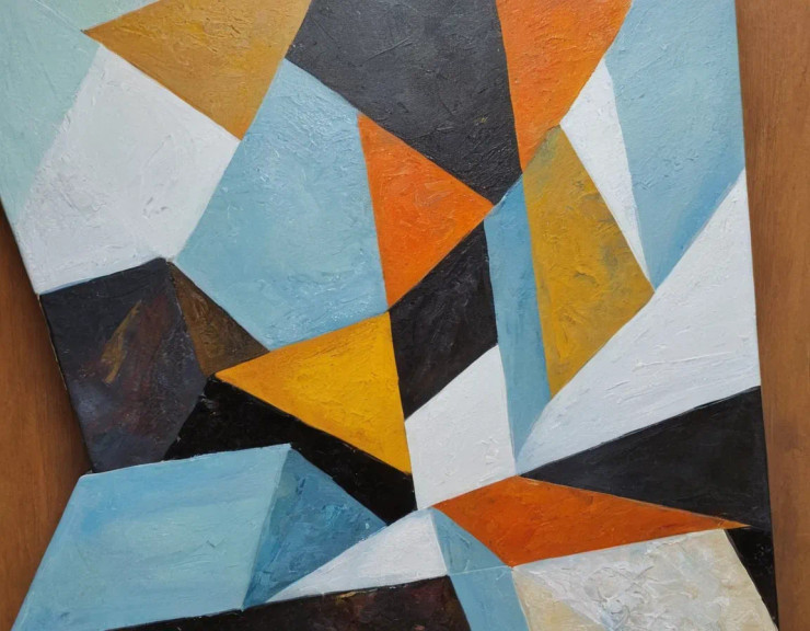Abstract Painting (ART-3319-113052) - Handpainted Art Painting - 36in X 30in