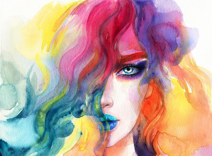 Modern Lady (PRT_15960) - Canvas Art Print - 41in X 30in