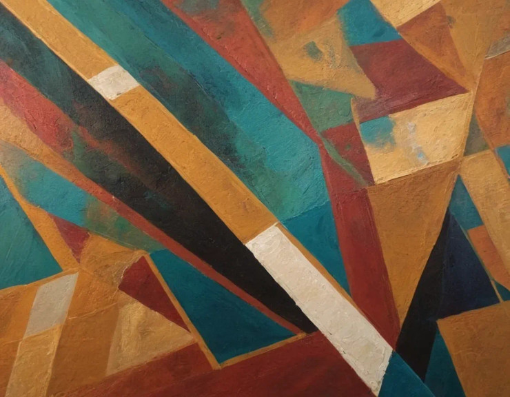 Abstract Painting (ART-3319-114572) - Handpainted Art Painting - 36in X 24in