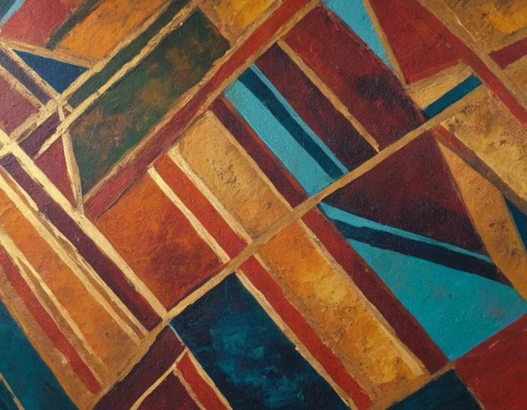 Abstract Painting (ART-3319-114566) - Handpainted Art Painting - 36in X 24in