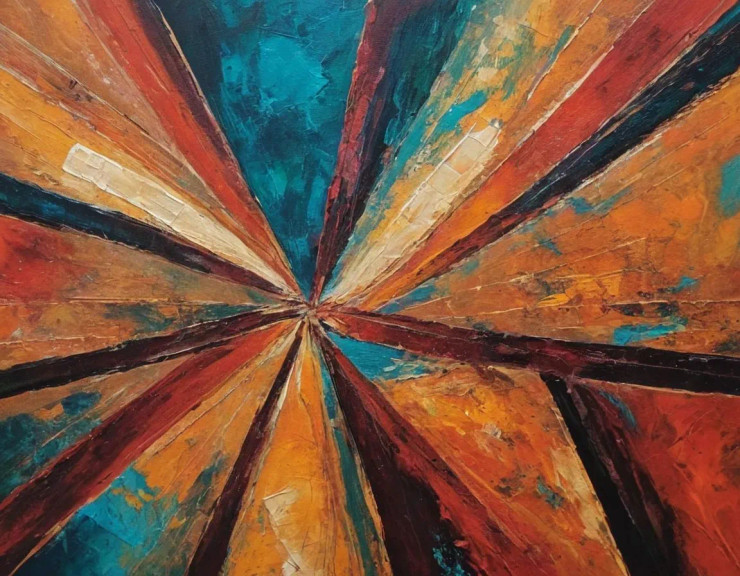 Abstract Painting (ART-3319-114565) - Handpainted Art Painting - 36in X 30in