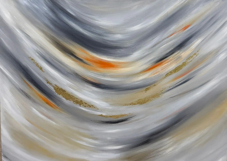 The Valley (ART-7383-114861) - Handpainted Art Painting - 48in X 36in