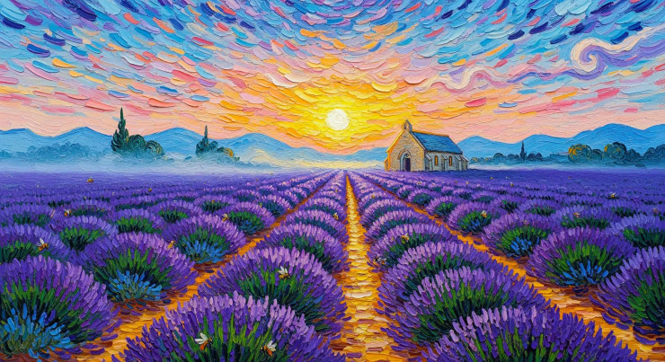 Whispers Of Morning Light (224504) (PRT-15697-115144) - Canvas Art Print - 60in X 33in