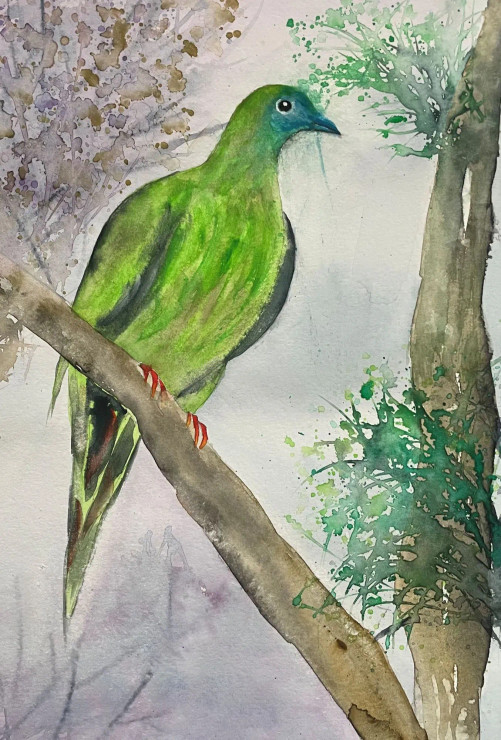 Bird 22 (PRT-8841-115253) - Canvas Art Print - 16in X 24in