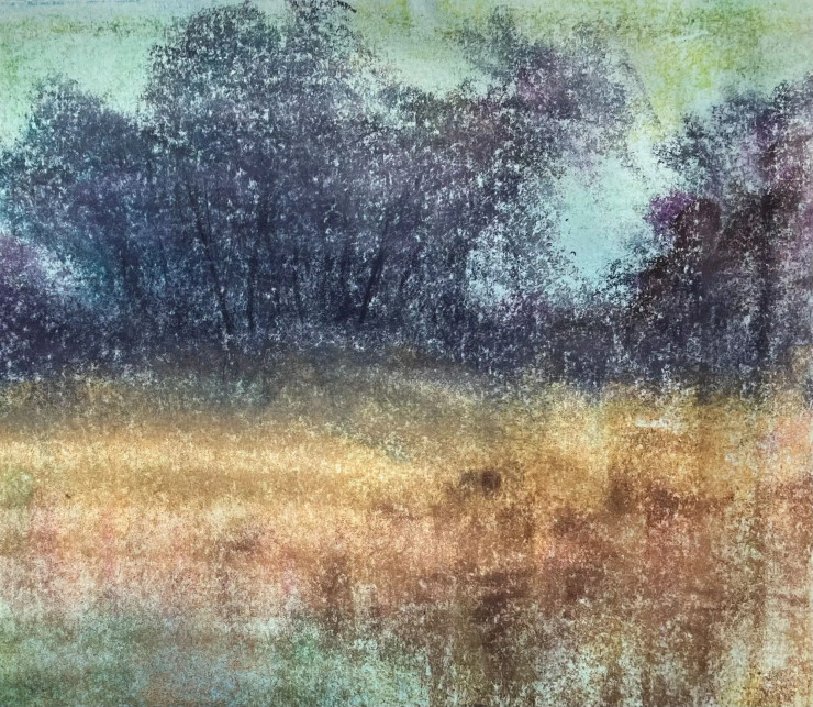 Muted Tranquility (PRT-8841-115507) - Canvas Art Print - 24in X 21in