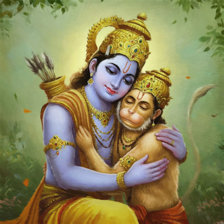 The Abode Of Divine Love (PRT-15697-115744) - Canvas Art Print - 60in X 60in