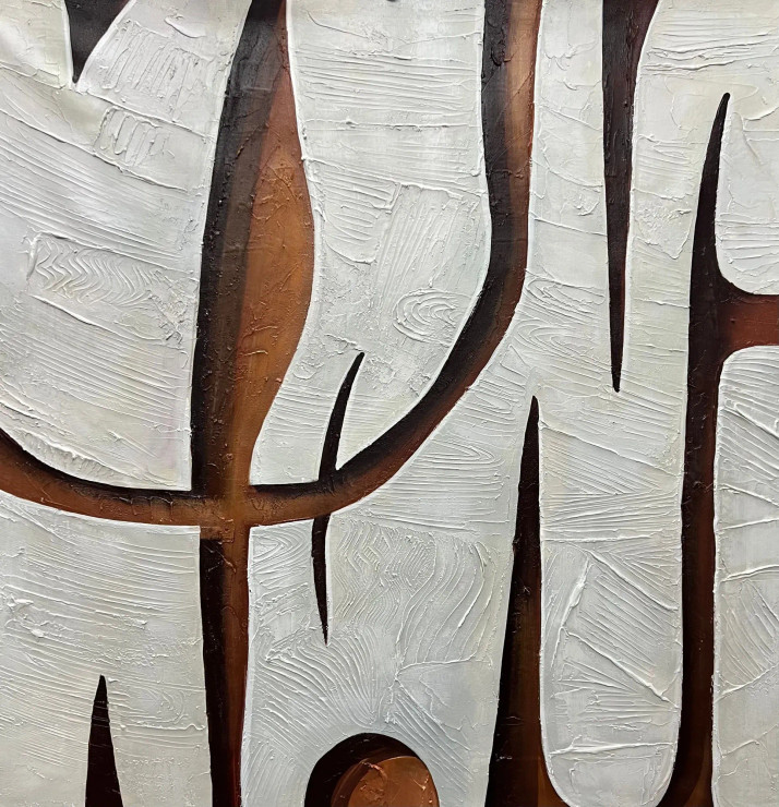 Abstract Painting (ART-6706-115931) - Handpainted Art Painting - 36in X 36in