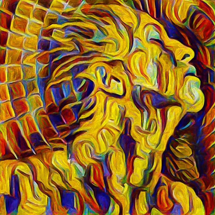 Inner Vision 2 (PRT_16017) - Canvas Art Print - 23in X 23in