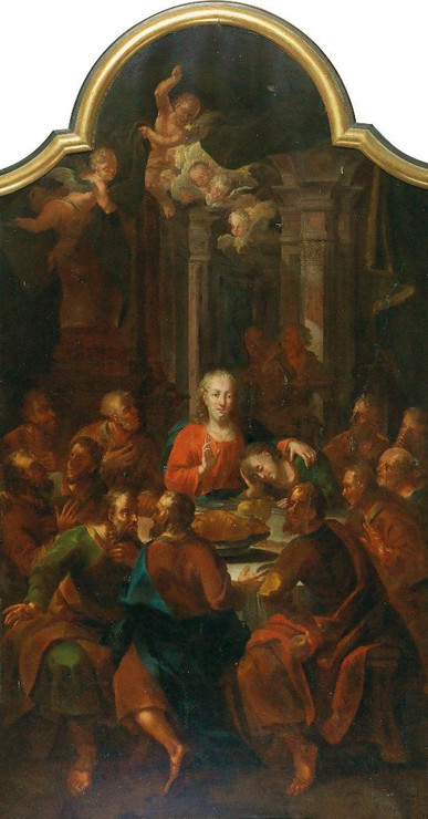 The Last Supper (PRT_16047) - Canvas Art Print - 13in X 25in
