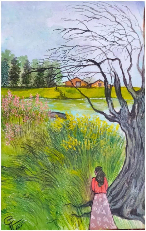Beautiful Life 25 (PRT-9093-116459) - Canvas Art Print - 19in X 30in