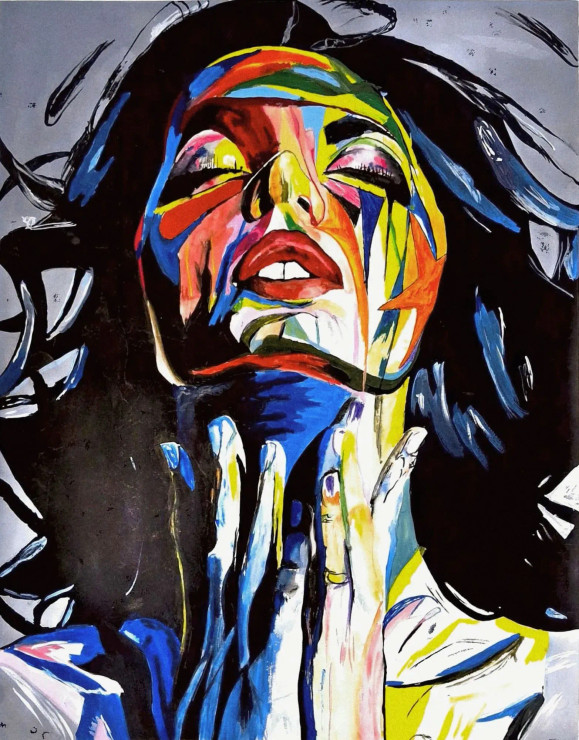 Euphoria (ART-17441-114544) - Handpainted Art Painting - 16in X 23in