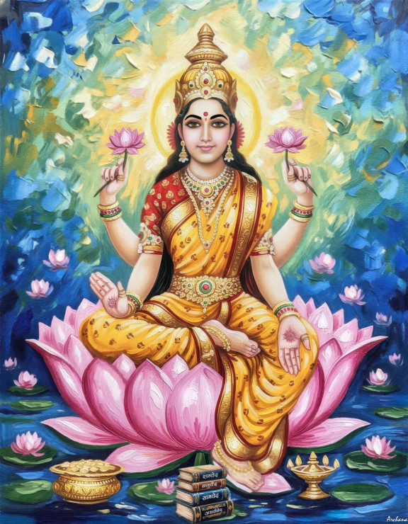 Energy Of Creation (PRT-15697-117511) - Canvas Art Print - 28in X 36in